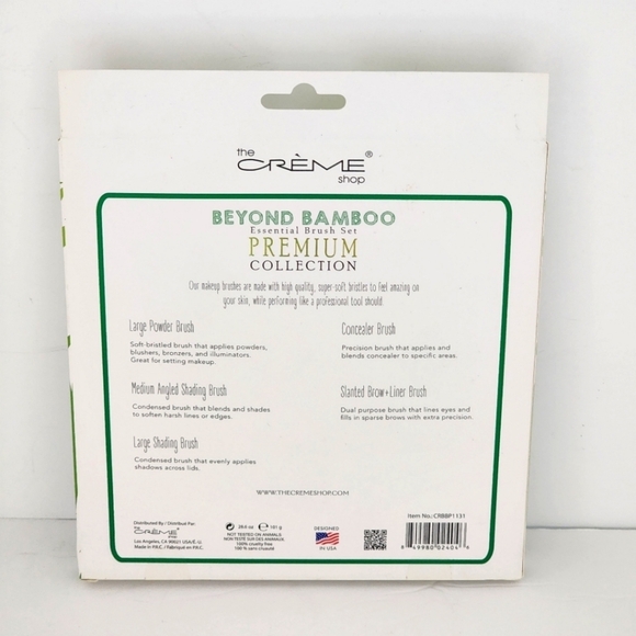 The Creme Shop Beyond Bamboo Essential Brush Set Premium Collection 5 pieces - Picture 2 of 2